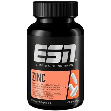 ESN Zinc   120 Zinkkapseln mit 25mg Zink pro Kapsel ab 7€ (statt 14€)