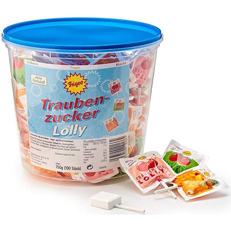 🍭 100er Frigeo Traubenzucker-Lolly im Eimer ab 8,54€ (statt 12€)