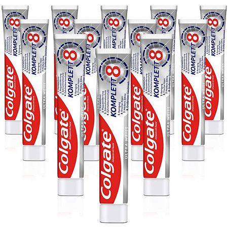🪥 12er Pack Colgate Zahnpasta Komplett Ultra Weiß ab 15€ (statt 20€)