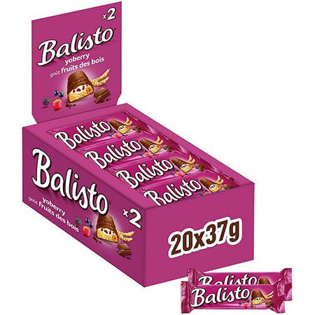 20er Pack Balisto Schokoriegel Joghurt Beeren Mix ab 9€ (statt 17€)