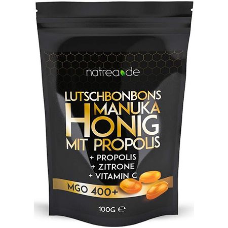Natrea Manuka Honig Bonbons 400 MGO mit Zitronengeschmack und Propolis für 6,99€ (statt 10€) &#8211; Prime