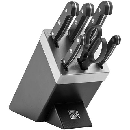 ZWILLING Gourmet &#8211; Selbstschärfender Messerblock 7-tlg für 135,99€ (statt 169€)