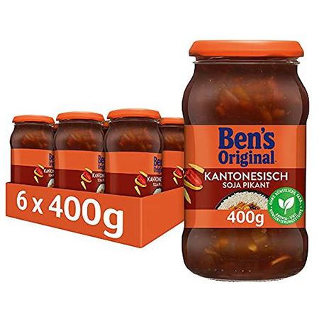 🍛 6er Pack Ben’s Original Sauce Kantonesisch Soja Pikant, je 400g ab 11,78€ (statt 17€)
