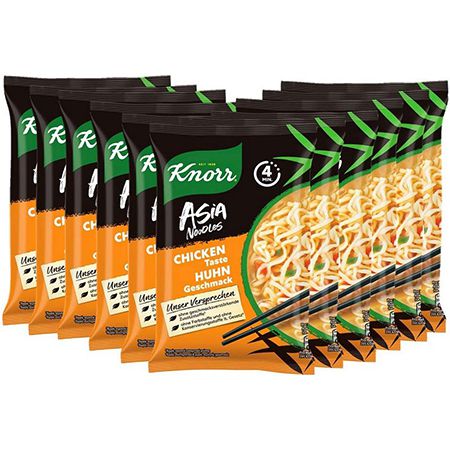 11er Pack Knorr ASIA Noodles Express Huhn 11 x 70 g für 5,39€ (statt 8€) &#8211; Prime