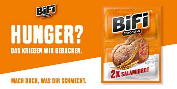 BiFi Salamibrot gratis ausprobieren