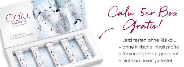 Gratis: Calu Kosmetik 5er Box zzgl. 2,90€ Versandkosten