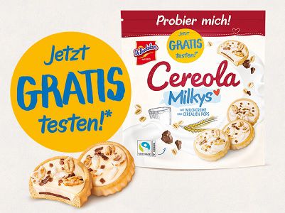 DeBeukelaer Cereola Milkys gratis ausprobieren