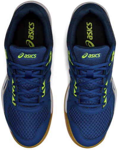 Asics Herren Volleyballschuhe UPCOURT 4 in Blau/Weiß für 44,36€ (statt 50€)