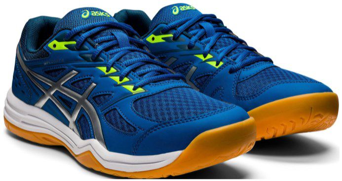 Asics Herren Volleyballschuhe UPCOURT 4 in Blau/Weiß für 44,36€ (statt 50€)