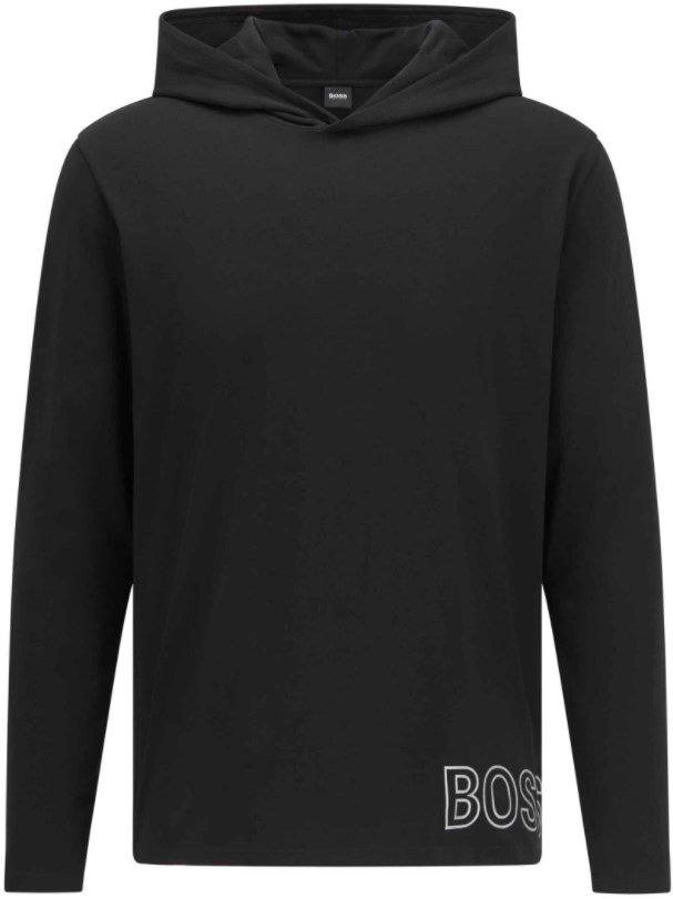 BOSS Herren Loungewear Langarmshirt IDENTITY LS SHIRT H. in Schwarz für 35,86€ (statt 59€) M bis XL