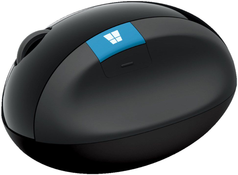 Microsoft ergonomische Maus Sculpt in Schwarz für 29,99€ (statt 40€)