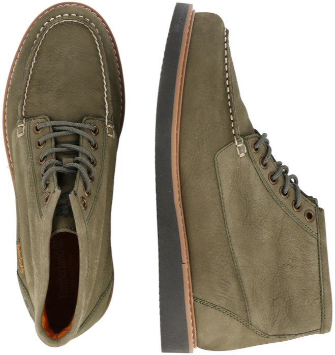 Timberland Stiefel Newmarket II Boat Chukka in Dunkelgrün für 69,25€ (statt 84€)   44 und 45