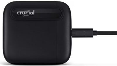 Crucial X6 1TB Portable SSD mit bis zu 540MB/s für 61,89€ (statt 79€)