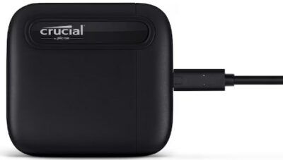 Crucial X6 1TB Portable SSD mit bis zu 800MB/s für 62,99€ (statt 70€)