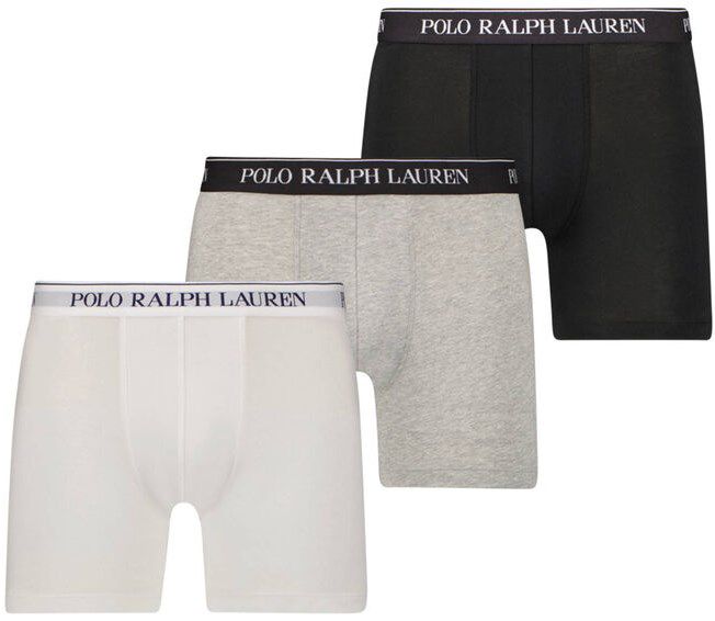 3er Pack Polo Ralph Lauren Herren Retroshorts in Weiß/Schwarz/Grau ab 31,61€ (statt 40€)