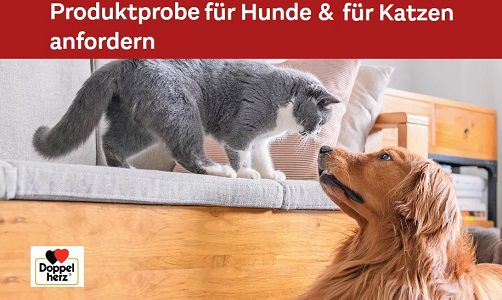 Auf ein Neues! Doppelherz: Produktproben für Hunde & Katzen gratis erhalten