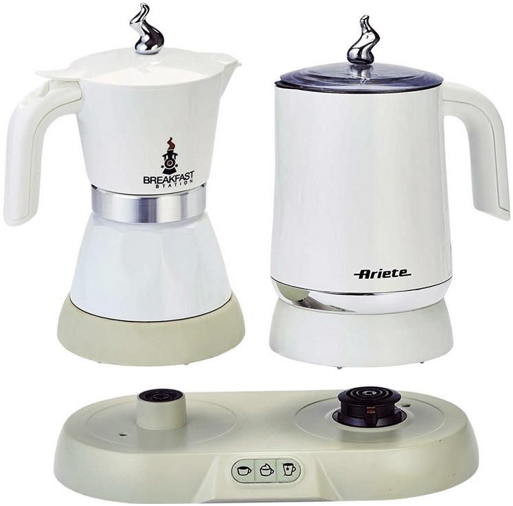 Ariete 3in1 3in1 Frühstücks Set   Espressokocher, Milchaufschäumer und Wasserkocher für 74,99€ (statt neu 109€)   B Ware