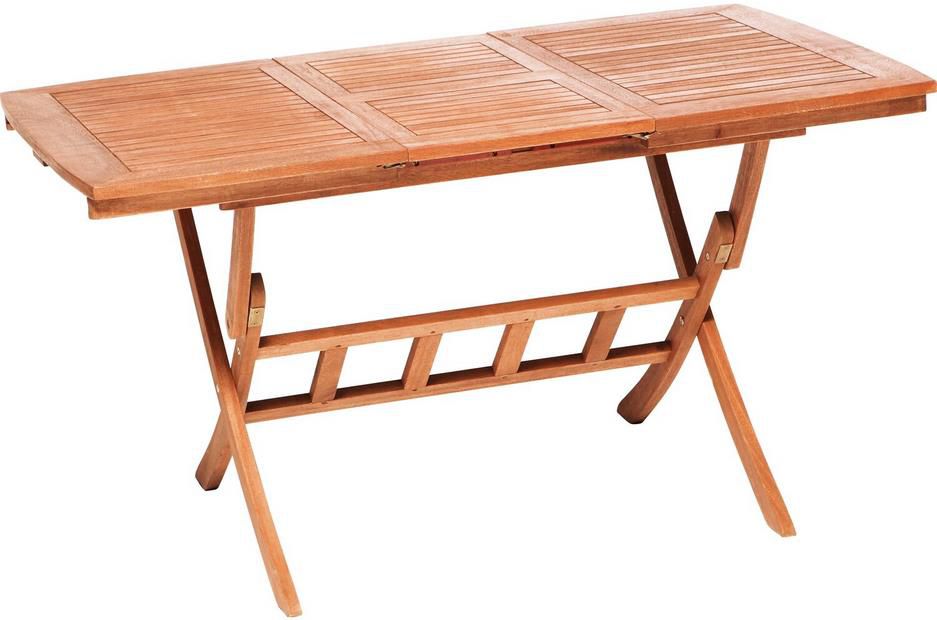 Merxx Cordoba Ausziehtisch 110 160 x 90 cm klappbar aus Eukalyptus Holz für 209,94€ (statt 260€)