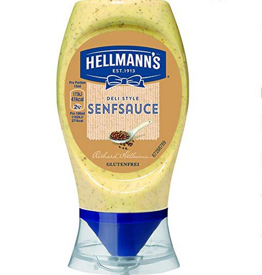 8x Hellmanns Deli Style Senfsauce (je 250ml) für 5,63€ (statt 9€)  Prime