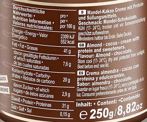 IronMaxx Protein Creme Low Carb Schokoladenaufstrich (250g) für 3,68€ oder 4x für 13,60€ (statt 6€)