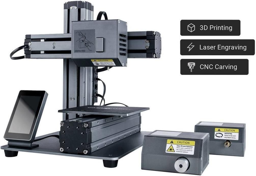 Snapmaker 3 in 1 3D Drucker   3D Drucker, Lasergravierer & CNC Fräse für 508,90€ (statt 545€)