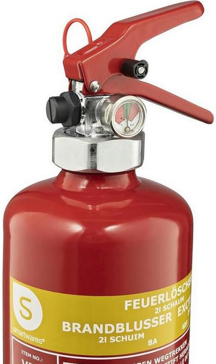 Smartwares VB2 Fettbrandlöscher 2L für Brandklasse A + F für 25,90€ (statt 45€)