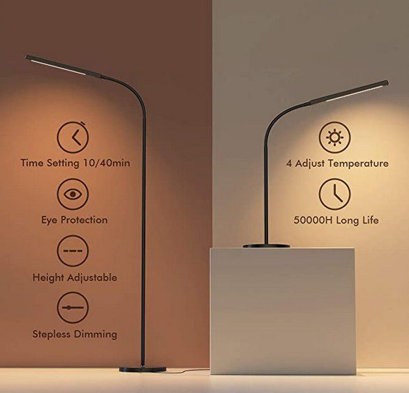 Floomp LED Steh  & Tischlampe mit 4 Farbtemperaturen und Touch Steuerung für 29,99€ (statt 40€)
