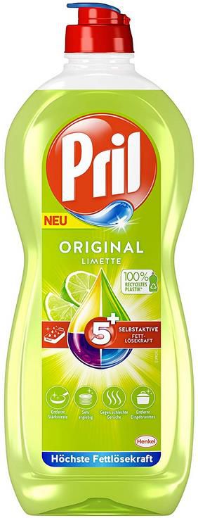 4x Pril 5 Plus Original Limette, Handgeschirrspülmittel, 4 x 675 ml ab 4,42€ (statt 6€)   Prime