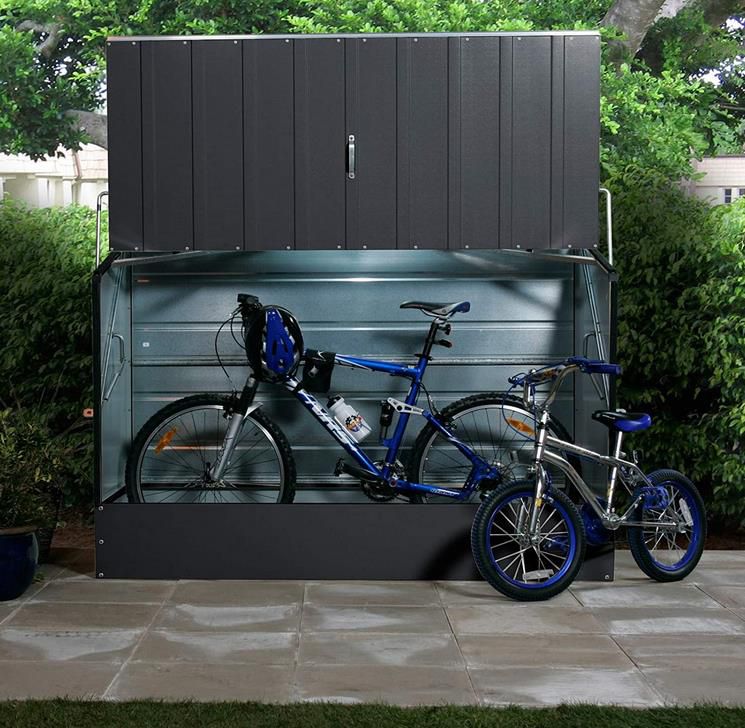 GartenTIGER Tepro abschließbare Fahrradbox 89 x 196 x 133 cm für 725€ (statt 959€)