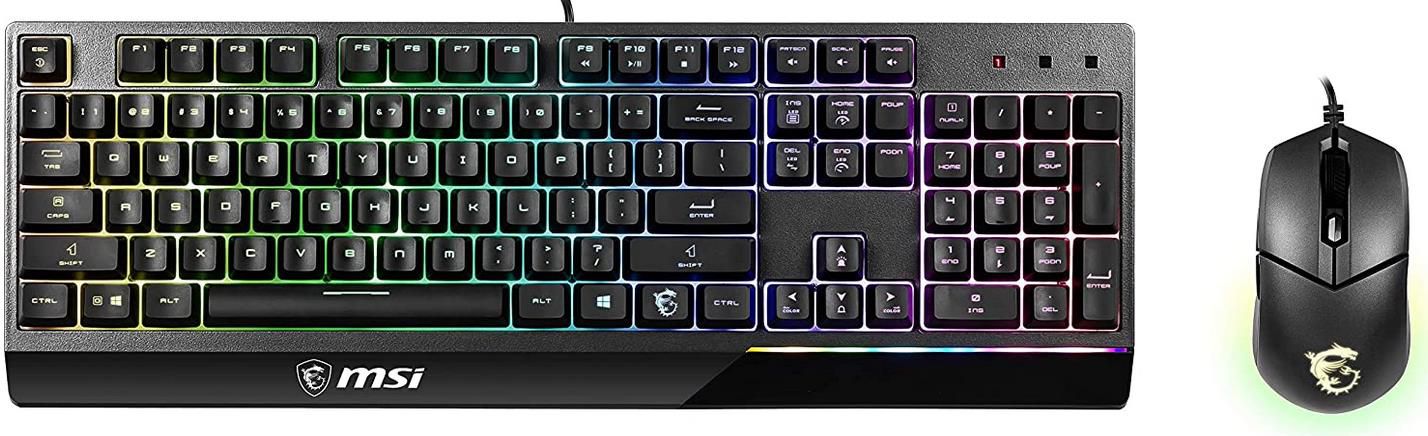 MSI Vigor GK30 Combo   Gaming Tastatur und GM11 Gaming Maus für 44,49€ (statt 55€)