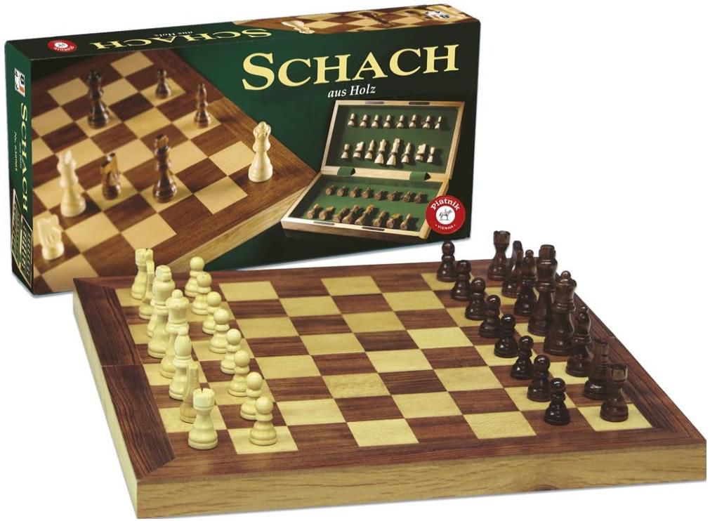 Piatnik große Schachkassette aus Holz für 19,59€ (statt 43€)   Prime