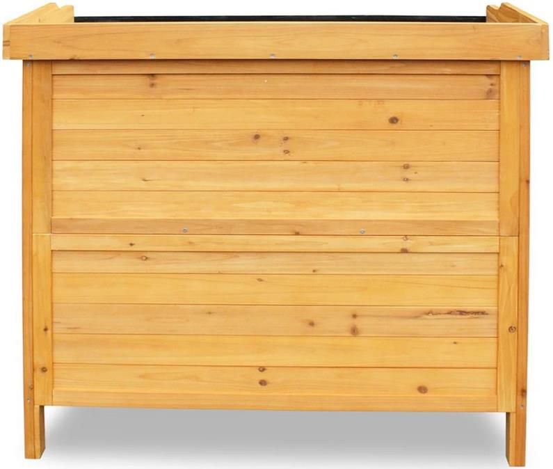 HABAU Gartentisch mit Unterschrank und Arbeitsfläche, 98 x 48 x 95 cm, Kiefer für 89,99€ (statt 119€)