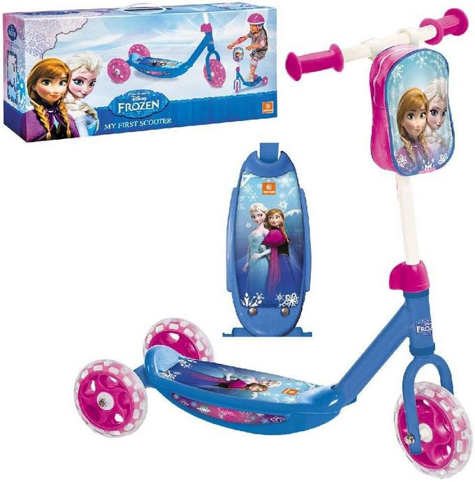 Disney Mondo 28222   Frozen My First Scooter mit Tasche, 3 rädig für 21,63€ (statt 37€)   Prime