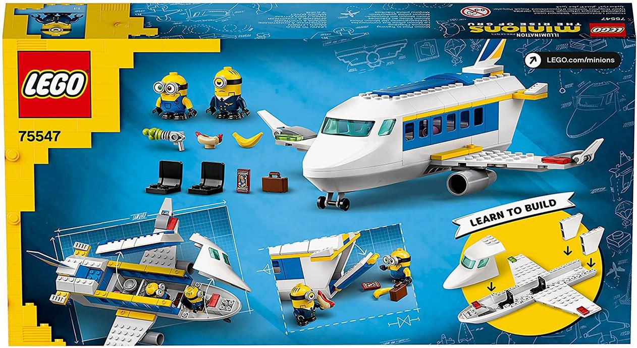 Lego 75547 Minions Flugzeug mit Figuren: Stuart und Bob für 17,20€ (statt 26€)   Prime
