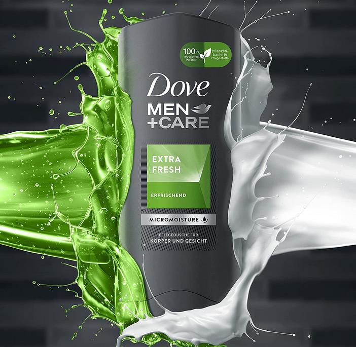 6x Dove Men + Care 3 in 1 Duschgel Extra Fresh 6 x 250ml ab 7,44€   Prime