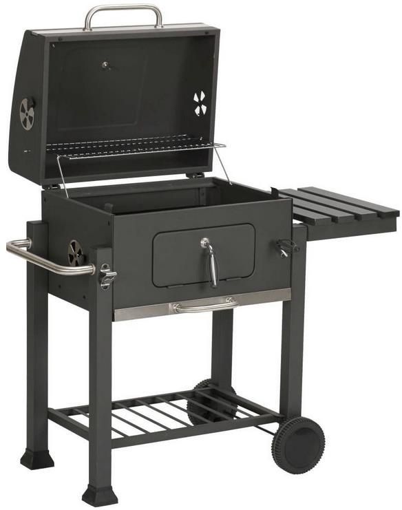 TrendLine Montreal Holzkohlegrill mit höhenverstellbarer Holzkohlewanne für 138,95€ (statt 169€)