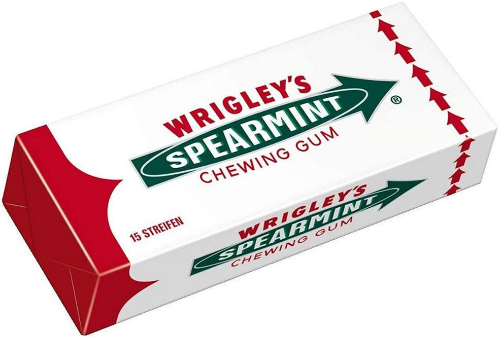 4 x 8 Packungen Wrigleys Spearmint Kaugummi Minz Geschmack 4 x 8 x 15 Streifen ab 16,16€ (statt 26€)   Prime Sparabo