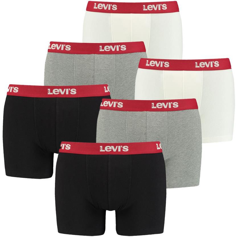 6er Pack Levis MEN BOXER MIX Herren Boxershorts in verschiedenen Designs für 32,50€ (statt 45€)