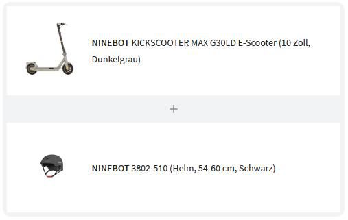 Segway Max G30LD E Scooter mit Zulassung + Ninebot Helm ab 478€ (statt 540€)