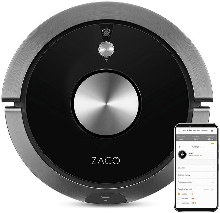 ZACO A9s Saugroboter mit Wischfunktion, App, Alexa Steuerung und Ladestation für 199,99€ (statt 270€)