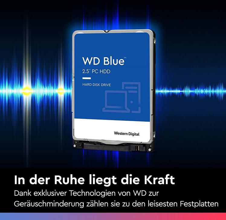 WD Blue 2TB 2.5 Zoll Interne SATA Festplatte   128MB Cache für 59€ (statt 82€)