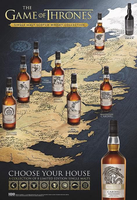 Lagavulin Single Malt Scotch Whisky 9 Jahre   Haus Lannister Game of Thrones Limitierte Edition 0.7 l für 54,99€ (statt 71€)
