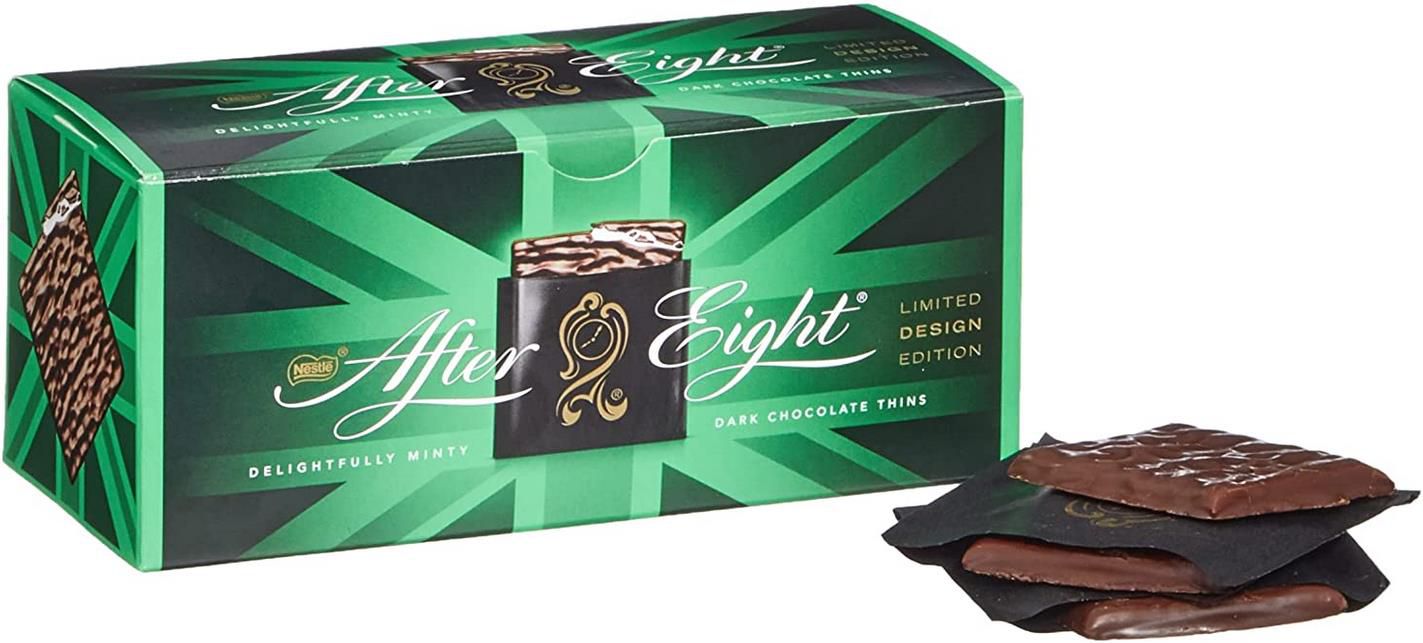 4x Nestlé After Eight, hauchdünne Schoko Täfelchen mit Pfefferminz Cremefüllung 4 x 200g ab 6,82€ (statt 8€)   Prime Sparabo