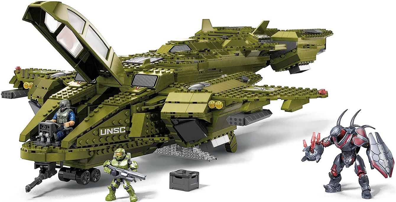 MEGA Construx GNB28   Halo Infinite UNSC Pelican Flugschiff für 131,44€ (statt 171€)