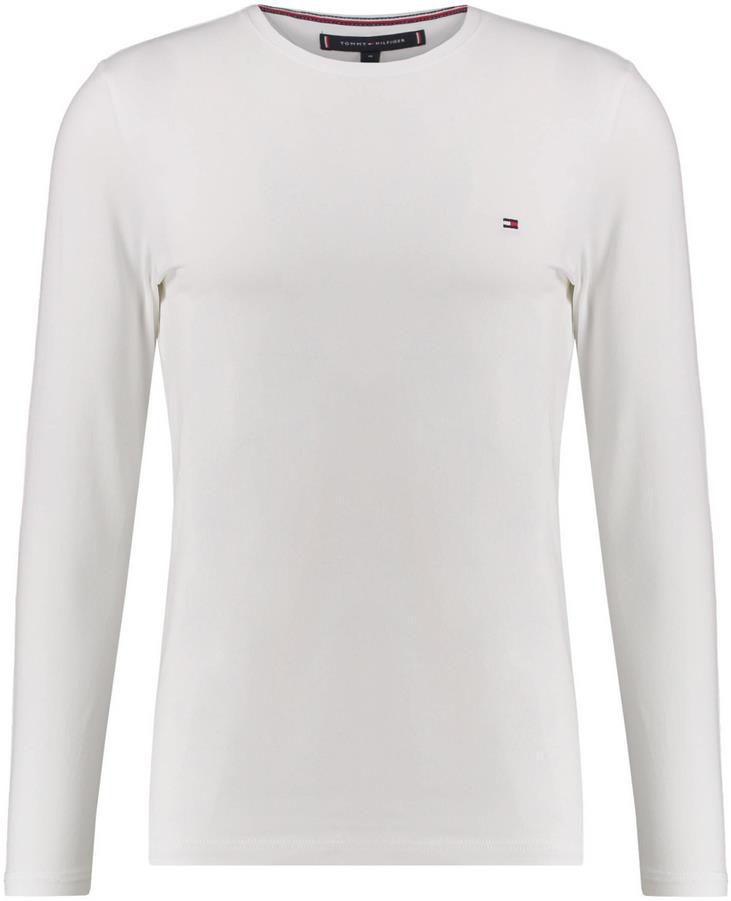 Tommy Hilfiger Langarm Herren Shirt in weiß für 27,36€ (statt 36€)   XL bis XXXL