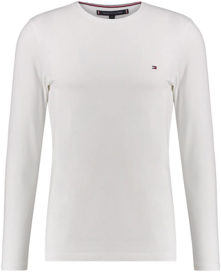 Tommy Hilfiger Langarm Herren Shirt in weiß für 27,36€ (statt 36€)   XL bis XXXL