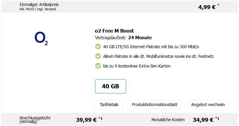 Samsung Galaxy S21 FE mit 128GB + JBL Tune 115TWS Kopfhörer für 4,99€ + o2 Allnet Flat mit 40GB LTE für 34,99€ mtl.