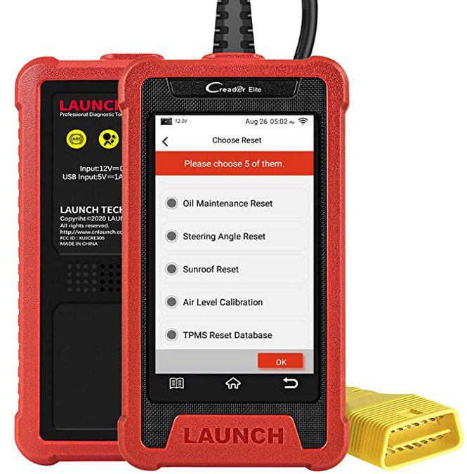 LAUNCH CRE205 OBD2 Diagnosegerät mit 5 Resetfunktionen für 125,40€ (statt 209€)