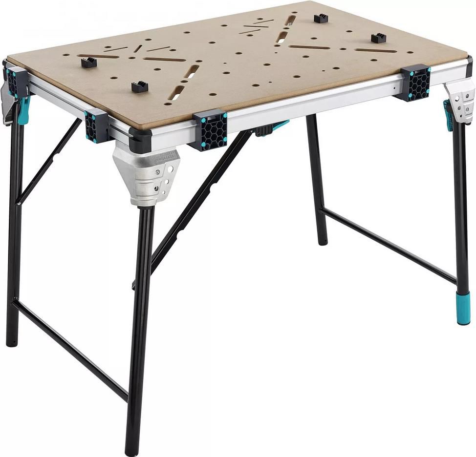 Wolfcraft Master Work 1600 Arbeitstisch 111 x 76.5 x 86.3cm, bis zu 120 kg belastbar für 249€ (statt 275€)