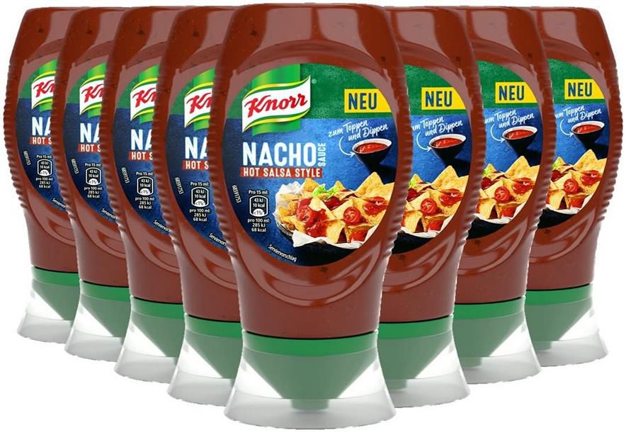 8x Knorr Nacho Sauce Hot Salsa Style Dip ab 8,86€ (statt 13€)   Prime Sparabo